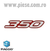 Emblema scris lateral "350" originala Piaggio MP3 350 MAXI Sport (18-20) 4T LC 350cc